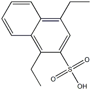 1,4-Diethyl-2-naphthalenesulfonic acid 结构式
