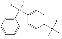 1-(Trifluoromethyl)-4-[difluoro(phenyl)silyl]benzene 结构式