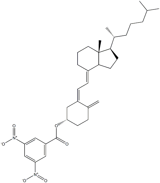 Cholecalciferol (3,5-dinitrobenzoate) 结构式