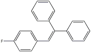 1,1-Diphenyl-2-(p-fluorophenyl)ethene 结构式