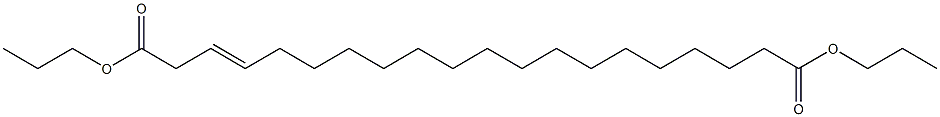 3-Icosenedioic acid dipropyl ester 结构式