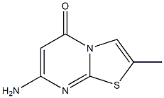 7-Amino-2-methyl-5H-thiazolo[3,2-a]pyrimidin-5-one 结构式