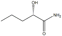 [S,(-)]-2-Hydroxyvaleramide 结构式