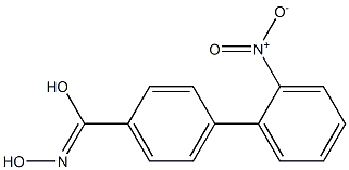 4-(2-Nitrophenyl)benzohydroximic acid 结构式