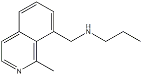 1-Methyl-8-[(propylamino)methyl]isoquinoline 结构式