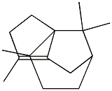2,3,4,5,6,7,8-Heptahydro-1,4,9,9-tetramethyl-3aH-3a,7-methanoazulene 结构式