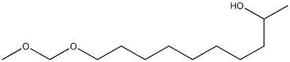 10-[(Methoxymethyl)oxy]decan-2-ol 结构式