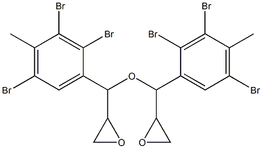 2,3,5-Tribromo-4-methylphenylglycidyl ether 结构式