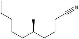 [R,(-)]-5-Methyldecanenitrile 结构式