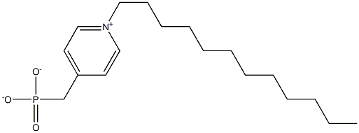 4-Phosphonatomethyl-1-dodecylpyridinium 结构式