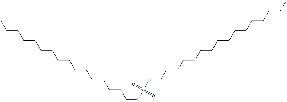 Sulfuric acid dihexadecyl ester 结构式