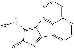 9-Hydroxyamino-8H-acenaphtho[1,2-b]pyrrol-8-one 结构式