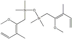 1-Methoxy-2-methyl-1,3-butadienyl(trimethylsilyl) ether 结构式