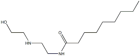 N-[2-[(2-Hydroxyethyl)amino]ethyl]nonanamide 结构式