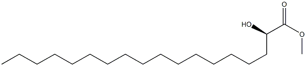 (R)-2-Hydroxyoctadecanoic acid methyl ester 结构式
