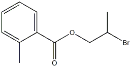 2-Methylbenzenecarboxylic acid 2-bromopropyl ester 结构式