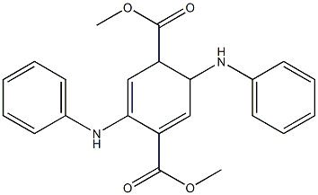 2,5-Dianilinodihydrotelephthalic acid dimethyl ester 结构式