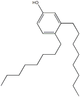 3,4-Dioctylphenol 结构式