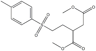 2-(2-Tosylethyl)succinic acid dimethyl ester 结构式