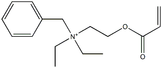 N,N-Diethyl-N-[2-[(1-oxo-2-propenyl)oxy]ethyl]benzenemethanaminium 结构式