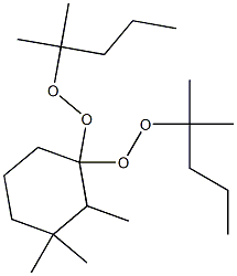 2,3,3-Trimethyl-1,1-bis(1,1-dimethylbutylperoxy)cyclohexane 结构式