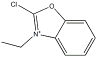 2-Chloro-3-ethylbenzoxazol-3-ium 结构式
