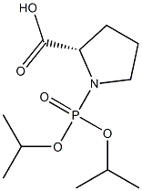 1-(Diisopropoxyphosphinyl)proline 结构式