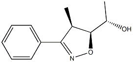 (4R,5S)-5-[(1S)-1-Hydroxyethyl]-4-methyl-3-phenyl-2-isoxazoline 结构式