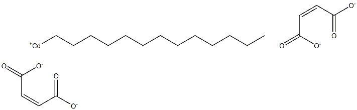 Bis(maleic acid 1-tridecyl)cadmium salt 结构式
