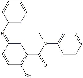 2-Hydroxy-5-(phenylimino)methyl-N-phenylbenzamide 结构式