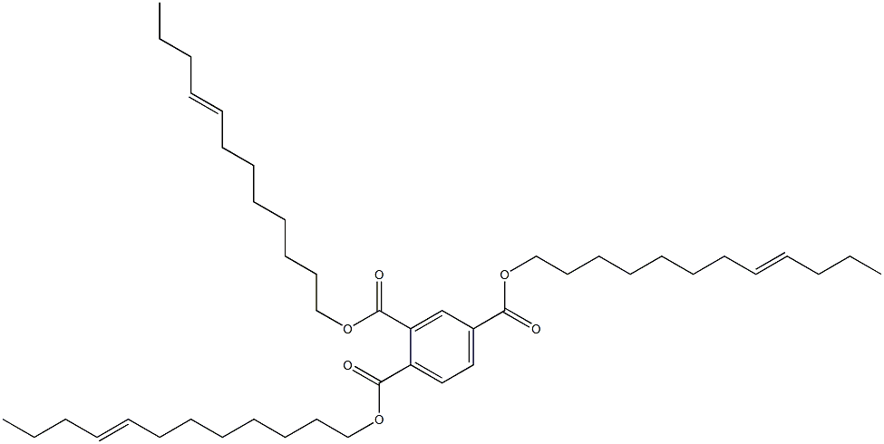 1,2,4-Benzenetricarboxylic acid tri(8-dodecenyl) ester 结构式