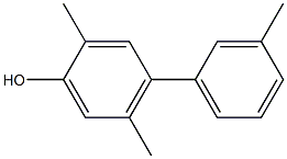 2,5-Dimethyl-4-(3-methylphenyl)phenol 结构式