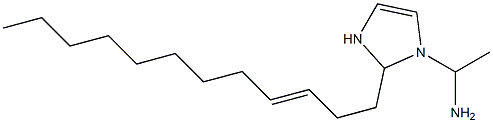 1-(1-Aminoethyl)-2-(3-dodecenyl)-4-imidazoline 结构式