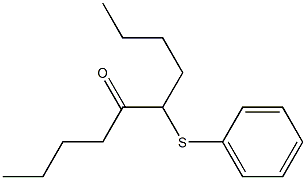 6-(Phenylthio)decan-5-one 结构式