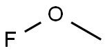 (Fluorooxy)methane 结构式
