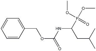 1-(Benzyloxycarbonyl)amino-3-methylbutylphosphonic acid dimethyl ester 结构式