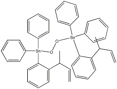 1-Methylallyl(triphenylstannyl) peroxide 结构式