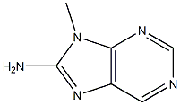 9-Methyl-9H-purin-8-amine 结构式