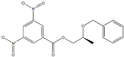 (+)-3,5-Dinitrobenzoic acid (S)-2-(benzyloxy)propyl ester 结构式