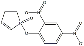 1-(2,4-Dinitrophenoxy)-4,5-dihydro-1H-phosphole 1-oxide 结构式