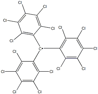 Pentadecachlorotritylradical 结构式