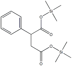 2-Phenylsuccinic acid bis(trimethylsilyl) ester 结构式