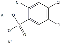 2,4,5-Trichlorophenylphosphonic acid dipotassium salt 结构式