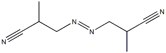 4,4'-Azobisisobutyronitrile 结构式