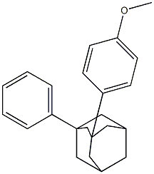 1-Phenyl-3-(4-methoxyphenyl)adamantane 结构式