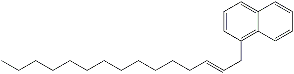 1-(2-Pentadecenyl)naphthalene 结构式