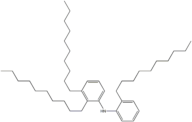 2,2',3'-Trisdecyl[iminobisbenzene] 结构式