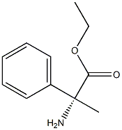 [R,(-)]-2-Amino-2-phenylpropionic acid ethyl ester 结构式