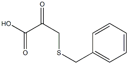 3-(Benzylthio)pyruvic acid 结构式