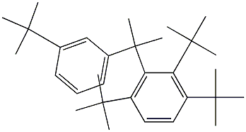 2-(2,3,6-Tri-tert-butylphenyl)-2-(3-tert-butylphenyl)propane 结构式